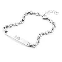 Bracciale 4US: Cesare Paciotti Uomo in Argento 4UBR4083 - 4UBR4083
